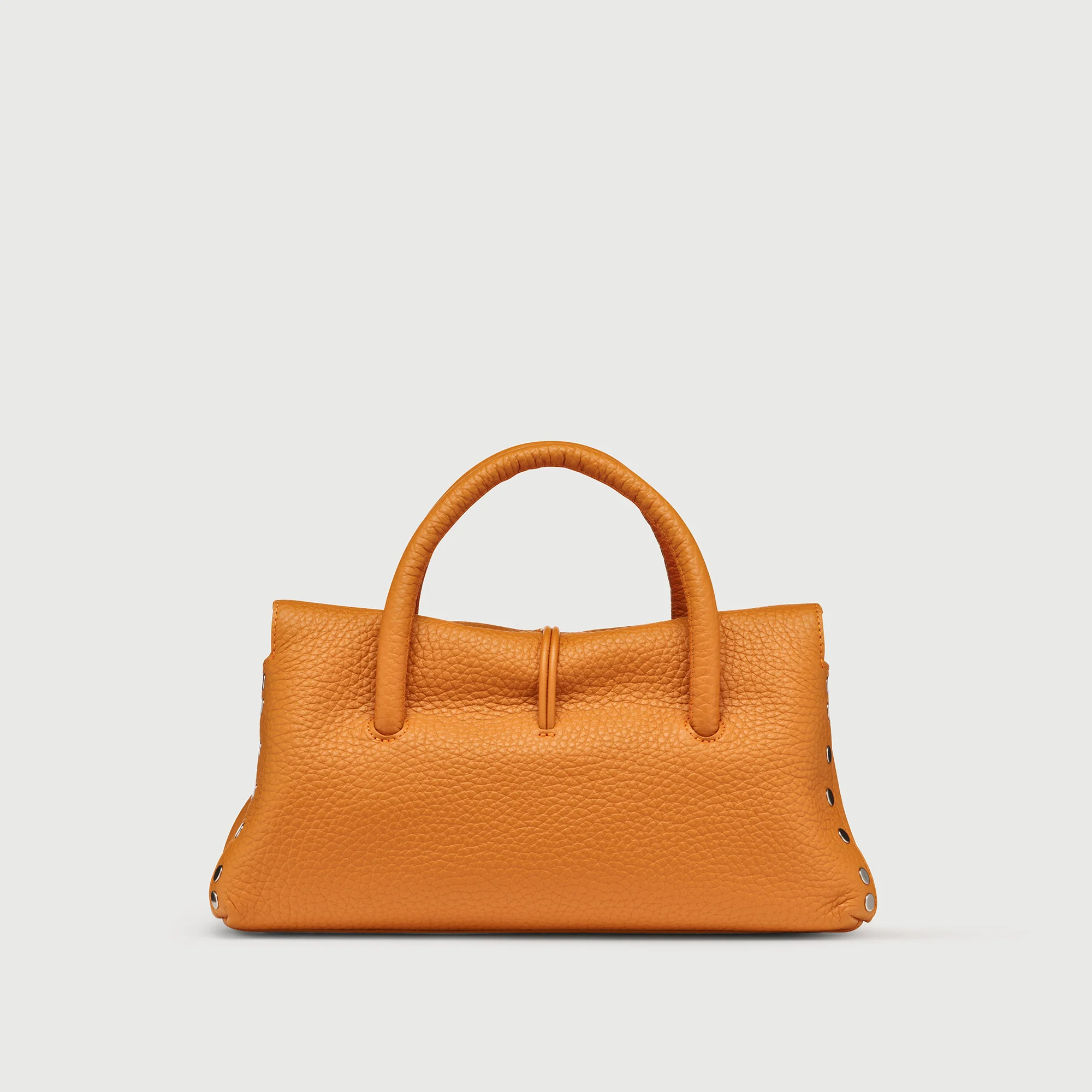 BORSA DOTTA® SMALL IN PELLE MARTELLATA ORANGE DEL DOGE - Image 3