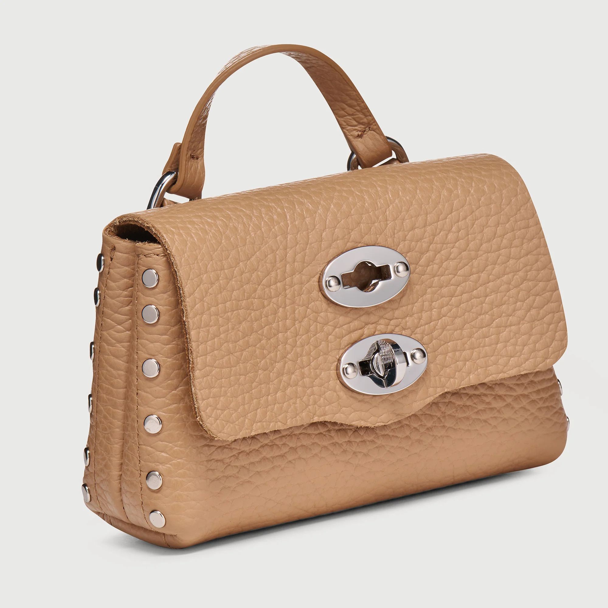 POSTINA® WALLET IN PELLE MARTELLATA BROWN CANTUCCI - Image 5