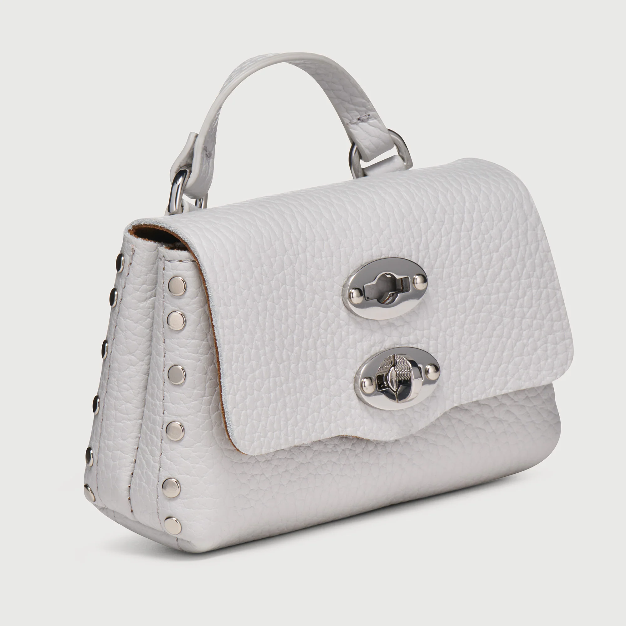 POSTINA® WALLET IN PELLE MARTELLATA GREY CARRARA - Image 5