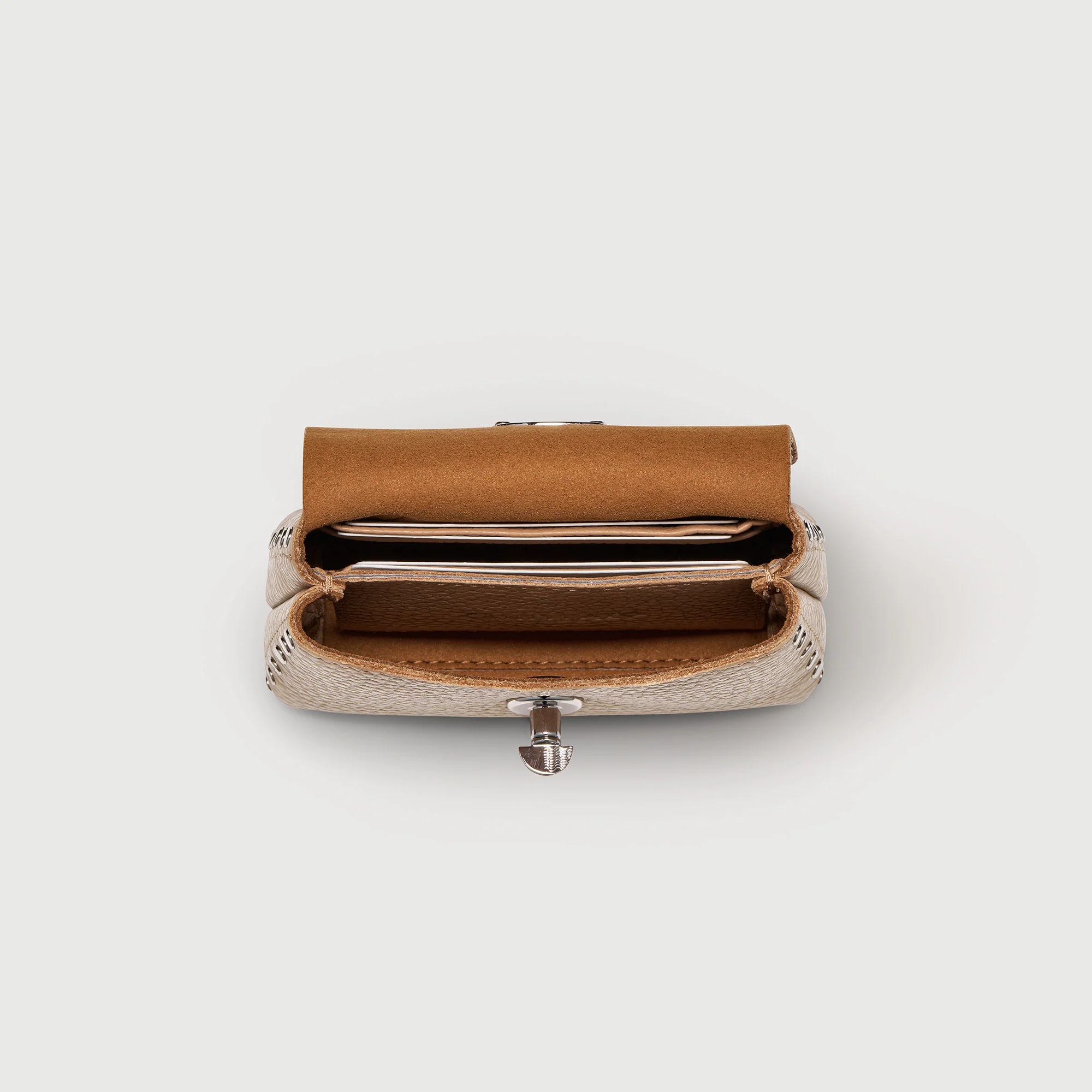 POSTINA® WALLET IN PELLE MARTELLATA PINK DALIA - Image 6